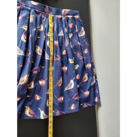 Grace Karin Skirt Sz M Navy with birds - Picture 6 of 6